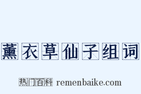 薰衣草仙子组词是什么意思的图片